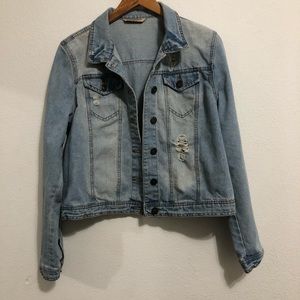 Highway Jeans Distressed Denim Jacket